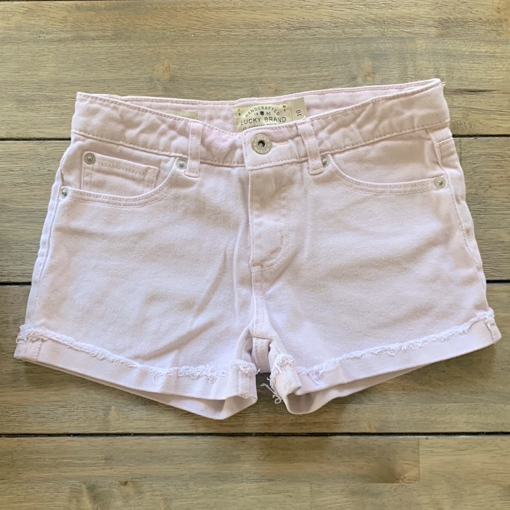 Lucky Brand Riley Shorts - Kids Size 10/Light Pink